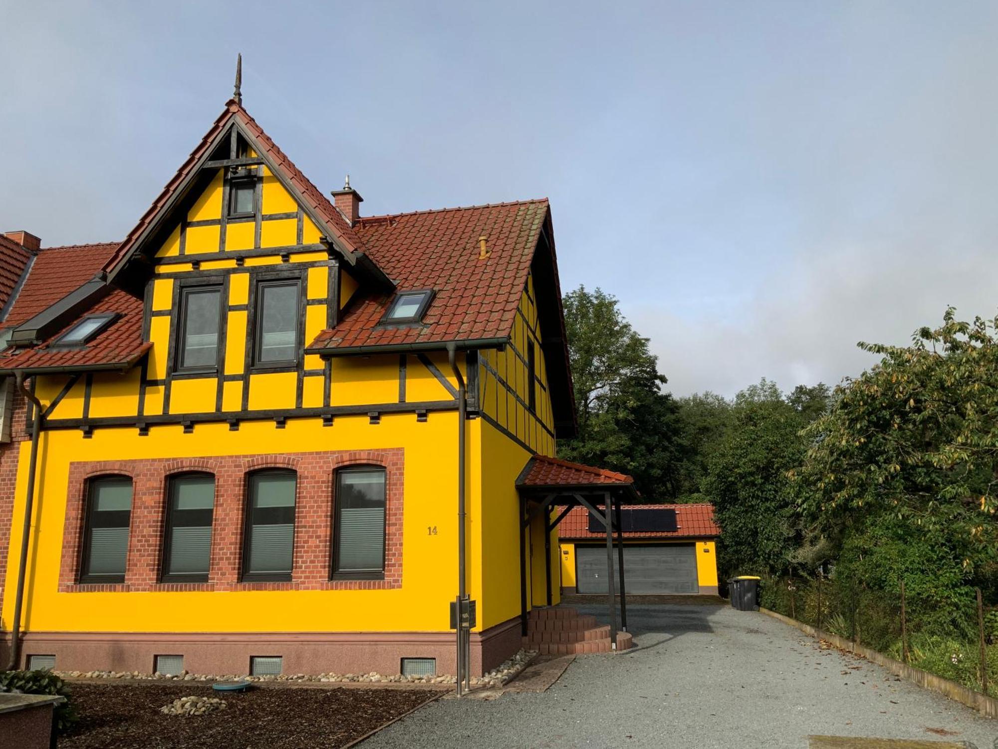Neurenovierte Fewo Harztor Nordhausen Esterno foto